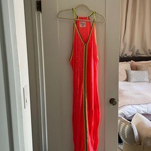 PITUSA neon pink beach dress standard size